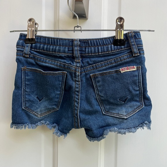 NWOT Hudson 2T Girls Floral Jean Shorts - Picture 2 of 5